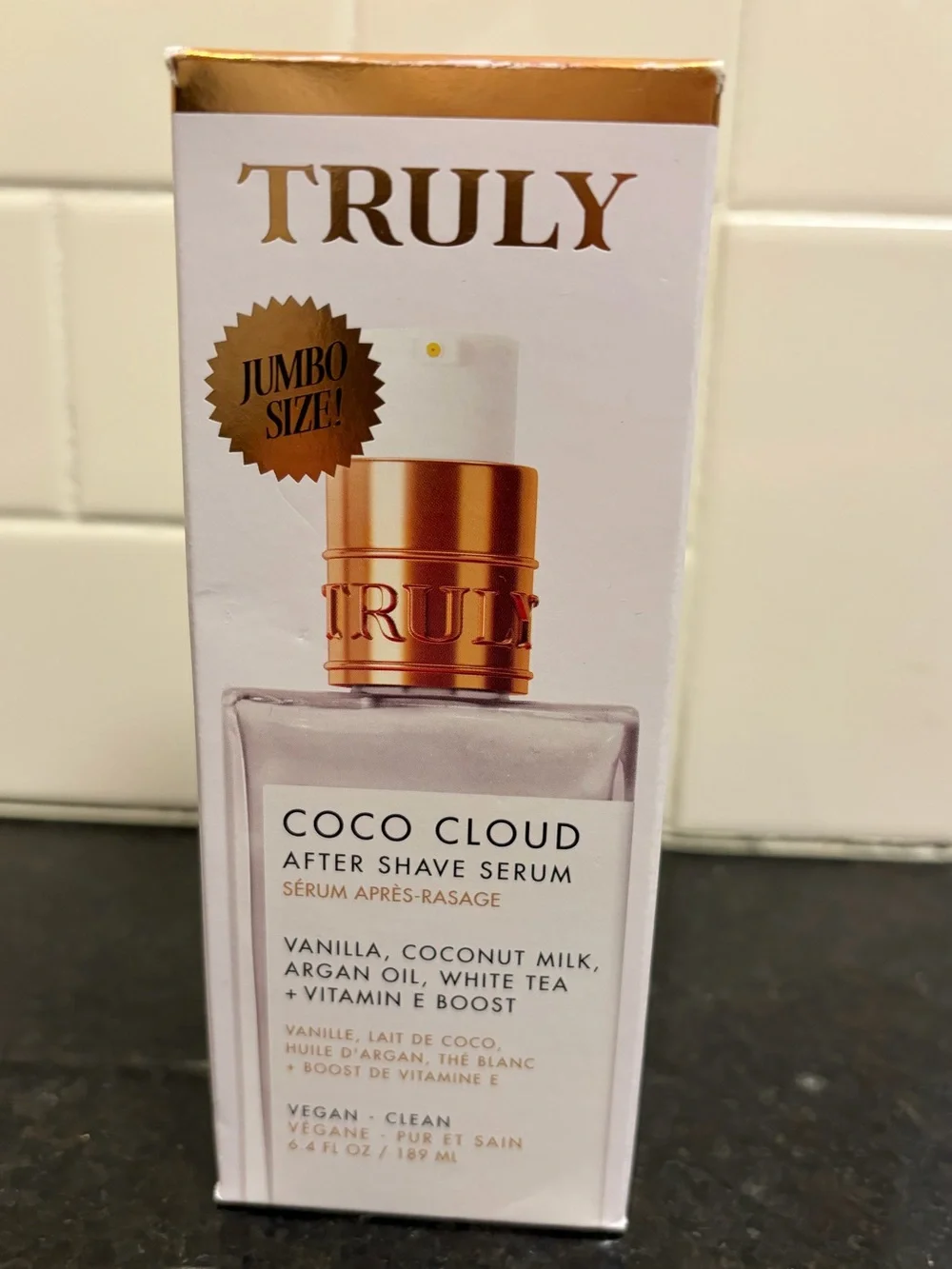 Truly Beauty - “Coco Cloud” (Jumbo Size) After Shave Serum (6.4oz/189mL) - NEW